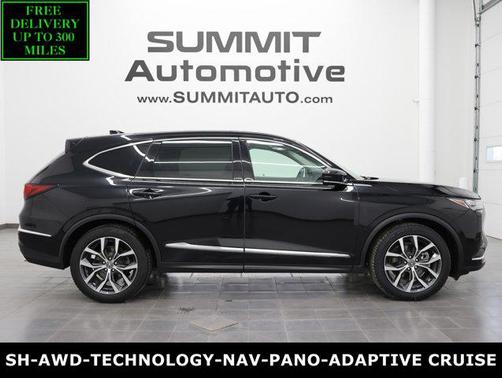 Majestic Black Pearl 2022 Acura MDX Technology Package