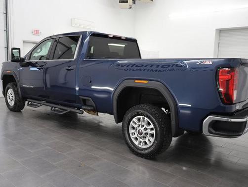 Pacific Blue Metallic 2021 GMC Sierra 2500 SLE