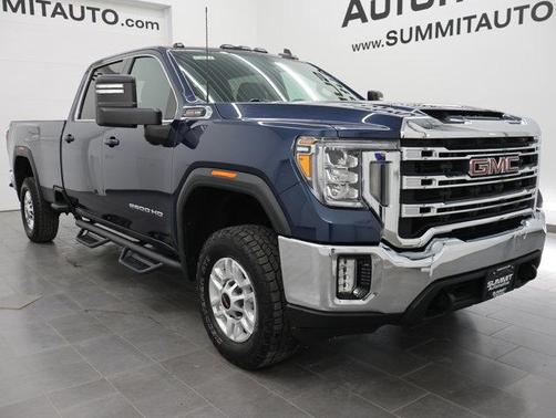 Pacific Blue Metallic 2021 GMC Sierra 2500 SLE