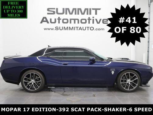 Contusion Blue Pearlcoat 2017 Dodge Challenger R/T Scat Pack