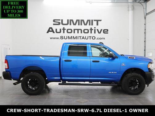 Hydro Blue Pearlcoat 2022 RAM 3500 Tradesman Crew Cab 4x4 6'4' Box