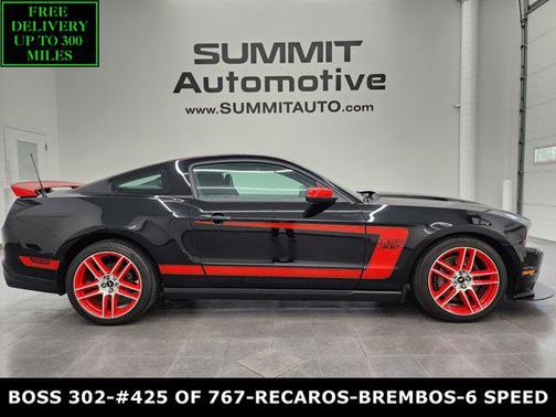 Black 2012 Ford Mustang Boss 302