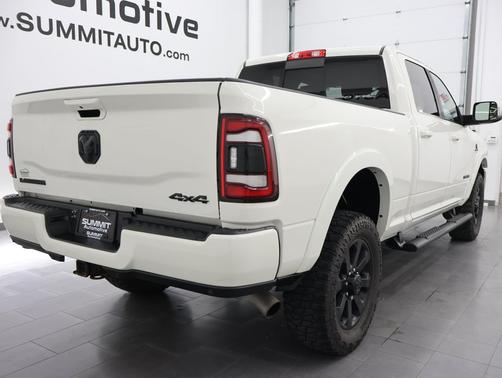 Pearl White 2022 RAM 2500 Laramie Crew Cab 4x4 6'4' Box