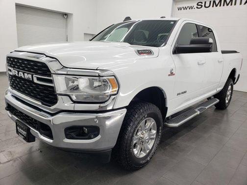 Bright White Clearcoat 2022 RAM 2500 Big Horn Crew Cab 4x4 6'4' Box