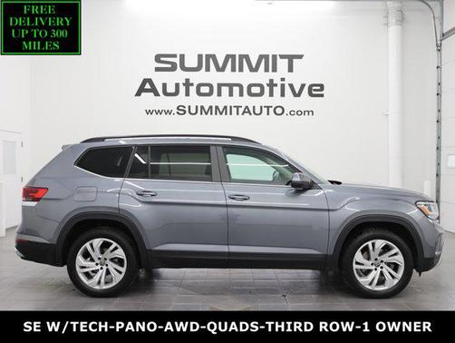 Platinum Gray Metallic 2021 Volkswagen Atlas 3.6L SE w/Technology
