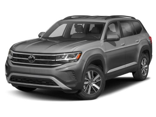 Platinum Gray Metallic 2021 Volkswagen Atlas 3.6L SE w/Technology
