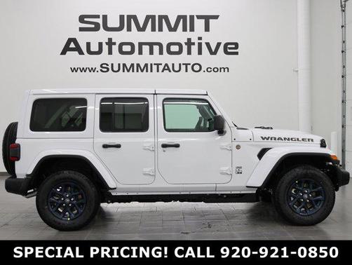Bright White Clearcoat 2026 Jeep Wrangler 4-Door 85th Anniversary Edition