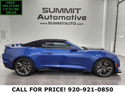 Riverside Blue Metallic 2023 Chevrolet Camaro ZL1