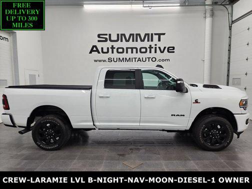 Bright White Clearcoat 2024 RAM 2500 Laramie Crew Cab 4x4 6'4' Box