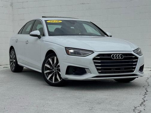 Glacier White Metallic 2020 Audi A4 40 Premium
