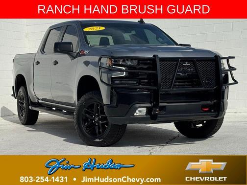 Satin Steel Metallic 2021 Chevrolet Silverado 1500 LT Trail Boss