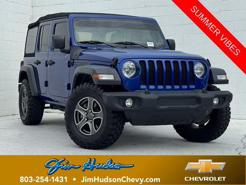 Ocean Blue Metallic Clearcoat 2018 Jeep Wrangler Unlimited Sport