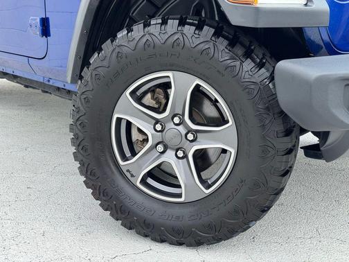 Ocean Blue Metallic Clearcoat 2018 Jeep Wrangler Unlimited Sport