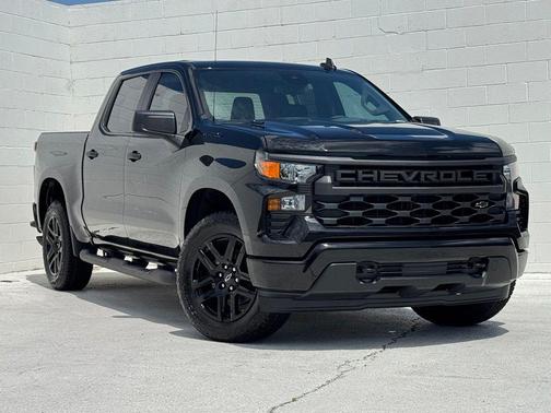 Black 2026 Chevrolet Silverado 1500 Custom