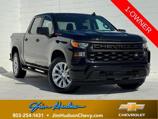 Black 2023 Chevrolet Silverado 1500 Custom