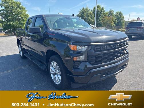 Black 2023 Chevrolet Silverado 1500 Custom