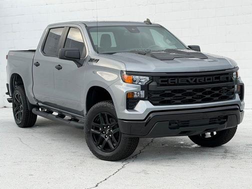 Sterling Gray Metallic 2026 Chevrolet Silverado 1500 Custom Trail Boss