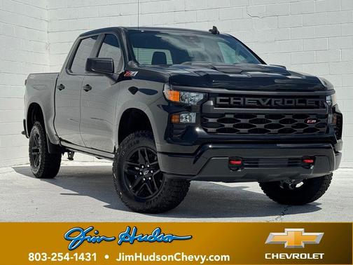 Black 2026 Chevrolet Silverado 1500 Custom Trail Boss