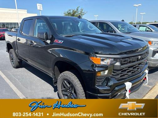 Black 2026 Chevrolet Silverado 1500 Custom Trail Boss