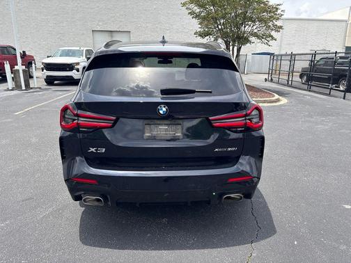 Carbon Black Metallic 2022 BMW X3 xDrive30i