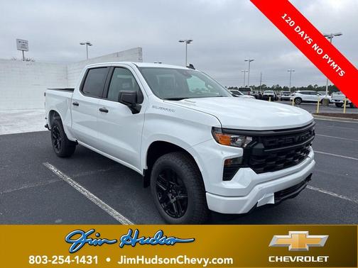 Summit White 2026 Chevrolet Silverado 1500 Custom