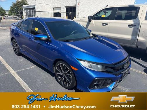 Aegean Blue Metallic 2019 Honda Civic Si Base