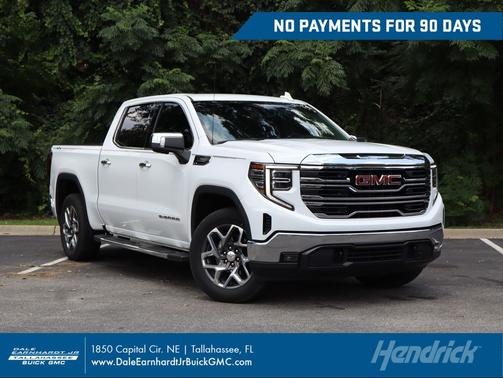 Summit White 2024 GMC Sierra 1500 SLT