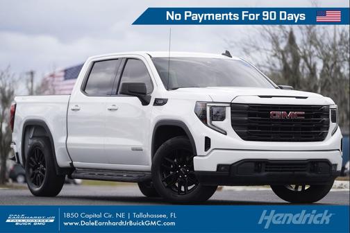 Summit White 2022 GMC Sierra 1500 Elevation