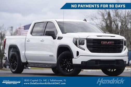 Summit White 2022 GMC Sierra 1500 Elevation
