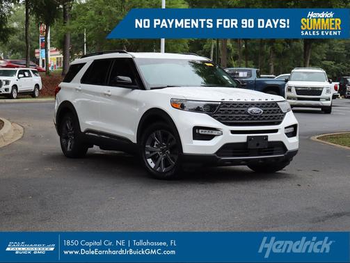 STAR WHITE MET TRI-COAT 2023 Ford Explorer XLT