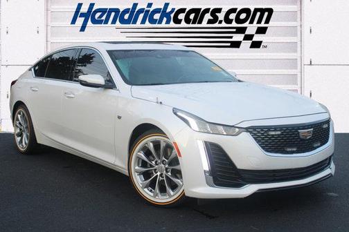 Crystal White Tricoat 2020 Cadillac CT5 Premium Luxury RWD