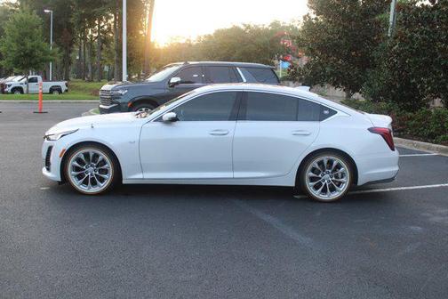 Crystal White Tricoat 2020 Cadillac CT5 Premium Luxury RWD
