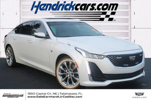 Crystal White Tricoat 2020 Cadillac CT5 Premium Luxury RWD