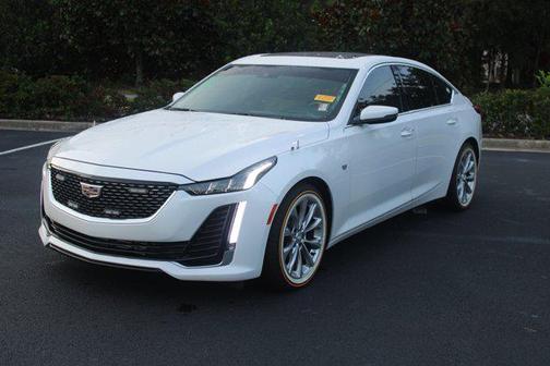 Crystal White Tricoat 2020 Cadillac CT5 Premium Luxury RWD