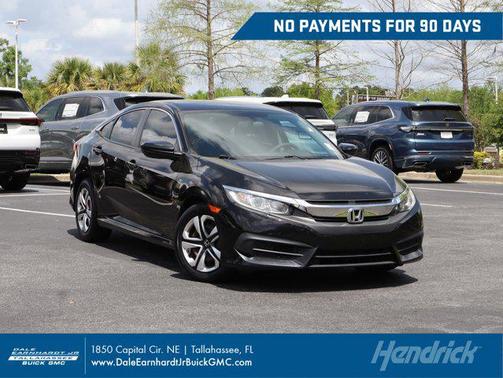 CRYSTAL BLACK PEA 2018 Honda Civic LX
