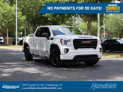 Summit White 2021 GMC Sierra 1500 Elevation