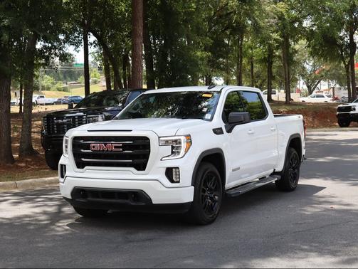 Summit White 2021 GMC Sierra 1500 Elevation