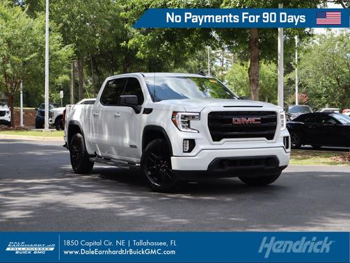 Summit White 2021 GMC Sierra 1500 Elevation