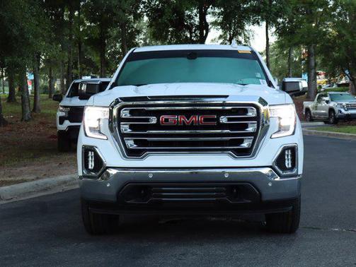 Summit White 2019 GMC Sierra 1500 SLT