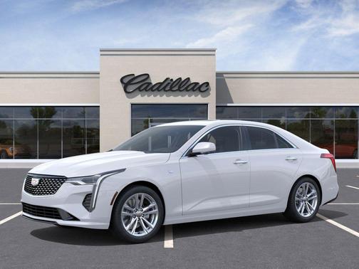 Summit White 2026 Cadillac CT4 Luxury RWD