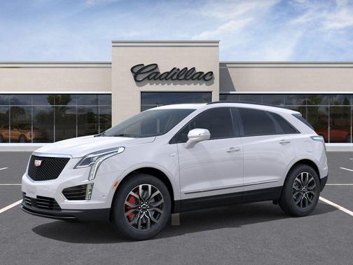 Crystal White Tricoat 2026 Cadillac XT5 Sport