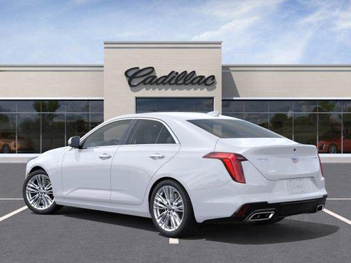 Summit White 2026 Cadillac CT4 Premium Luxury RWD