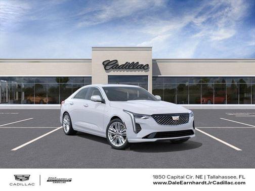 Summit White 2026 Cadillac CT4 Premium Luxury RWD