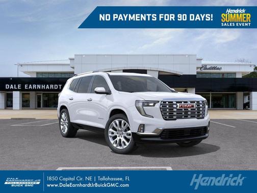 Summit White 2026 GMC Acadia Denali