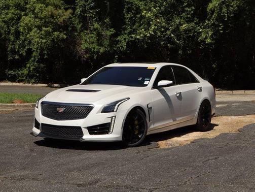 Crystal White Tricoat 2016 Cadillac CTS-V Base