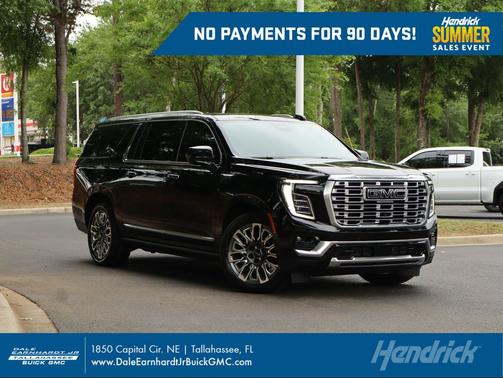 Onyx Black 2025 GMC Yukon XL Denali