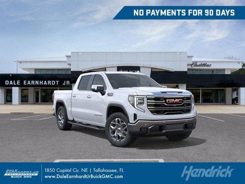 Glacier White Tricoat 2026 GMC Sierra 1500 SLT