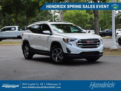 White Frost Tricoat 2021 GMC Terrain SLT