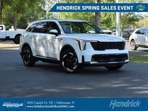 Snow White Pearl 2025 Kia Sorento Hybrid EX