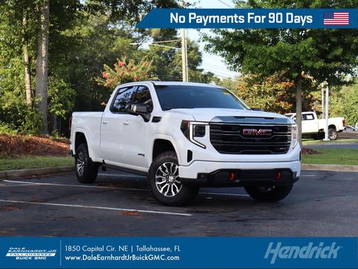 Summit White 2023 GMC Sierra 1500 AT4